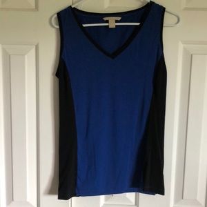 Banana Republic tank top. Blue and black size s